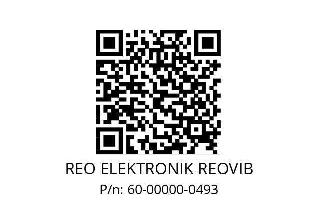   REO ELEKTRONIK REOVIB 60-00000-0493