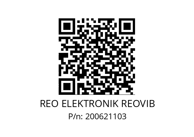   REO ELEKTRONIK REOVIB 200621103