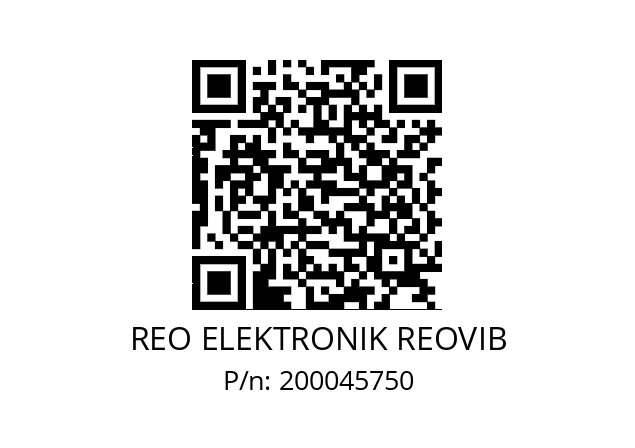   REO ELEKTRONIK REOVIB 200045750