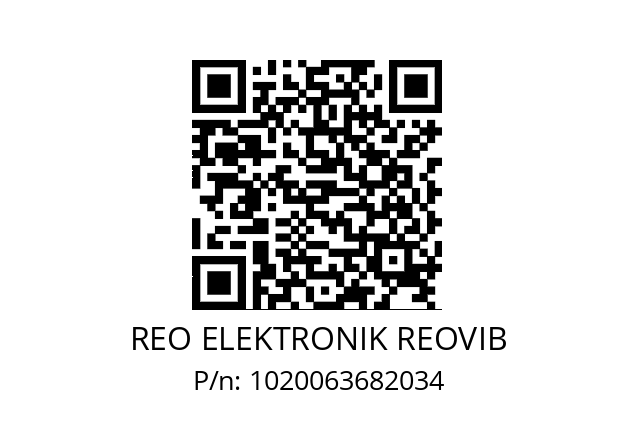   REO ELEKTRONIK REOVIB 1020063682034