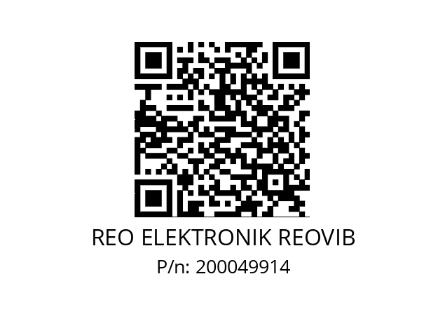   REO ELEKTRONIK REOVIB 200049914