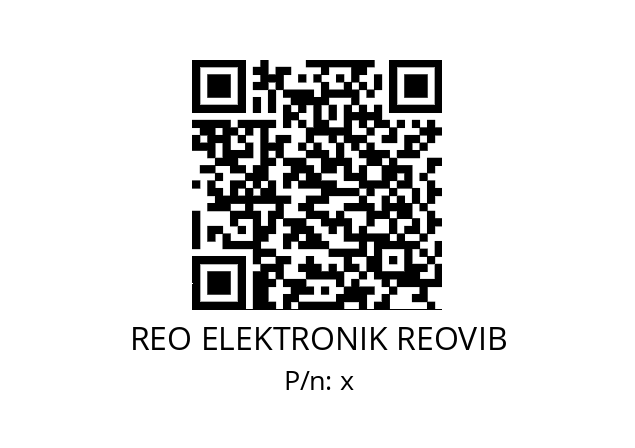   REO ELEKTRONIK REOVIB х