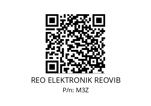   REO ELEKTRONIK REOVIB M3Z