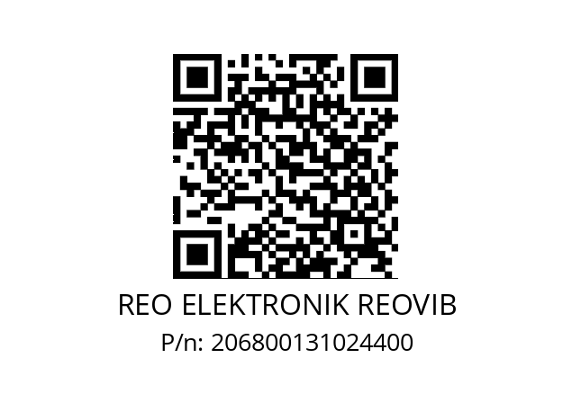   REO ELEKTRONIK REOVIB 206800131024400