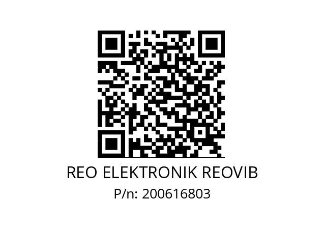   REO ELEKTRONIK REOVIB 200616803