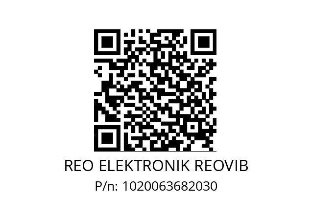   REO ELEKTRONIK REOVIB 1020063682030