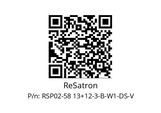   ReSatron RSP02-58 13+12-3-B-W1-DS-V