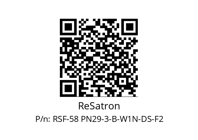   ReSatron RSF-58 PN29-3-B-W1N-DS-F2