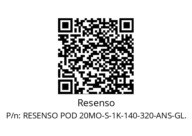   Resenso RESENSO POD 20MO-S-1K-140-320-ANS-GL.