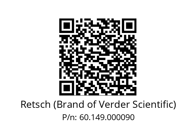   Retsch (Brand of Verder Scientific) 60.149.000090