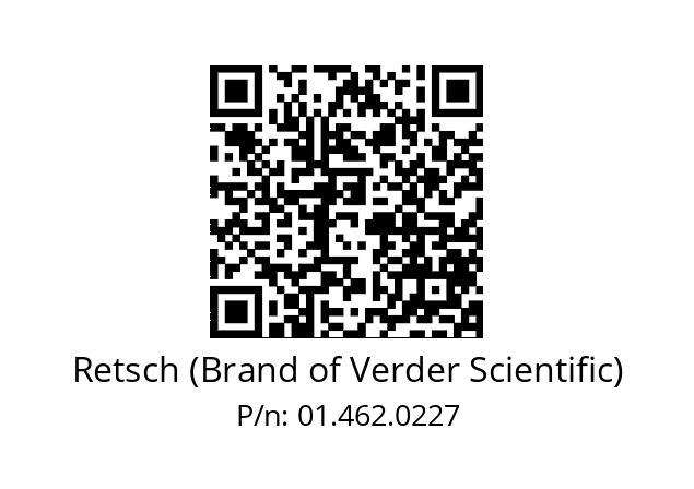   Retsch (Brand of Verder Scientific) 01.462.0227