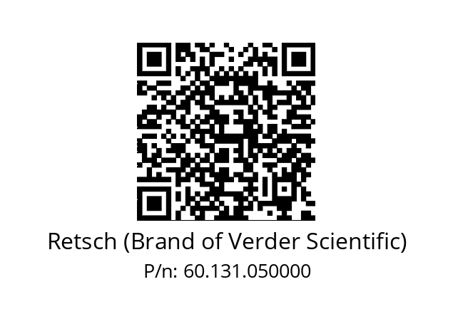   Retsch (Brand of Verder Scientific) 60.131.050000