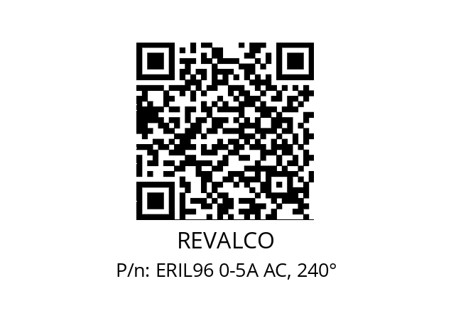   REVALCO ERIL96 0-5A AC, 240°