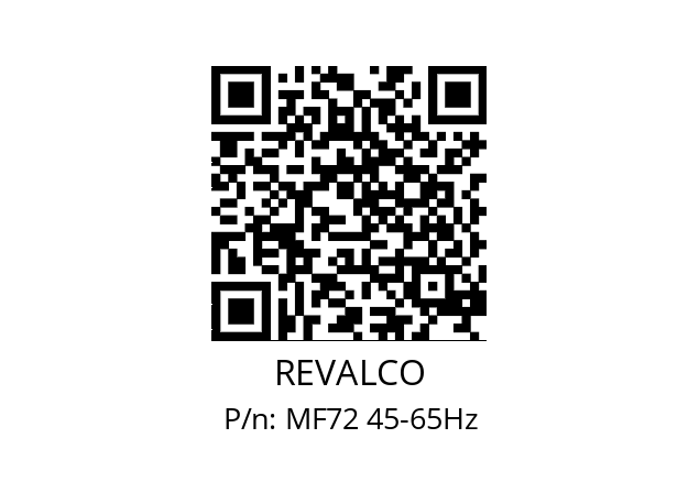   REVALCO MF72 45-65Hz