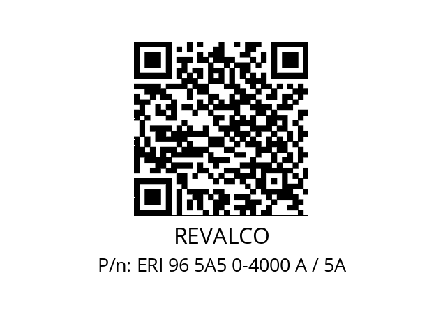   REVALCO ERI 96 5A5 0-4000 A / 5A