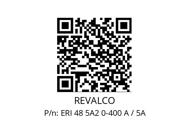   REVALCO ERI 48 5A2 0-400 A / 5A