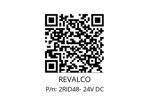   REVALCO 2RID48- 24V DC