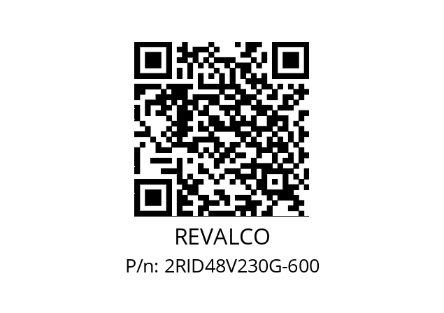   REVALCO 2RID48V230G-600