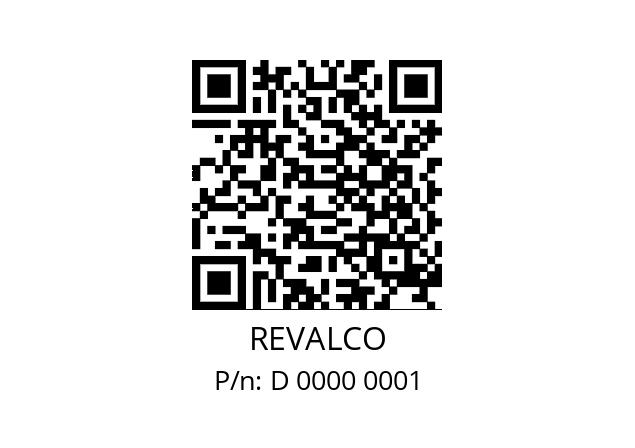   REVALCO D 0000 0001