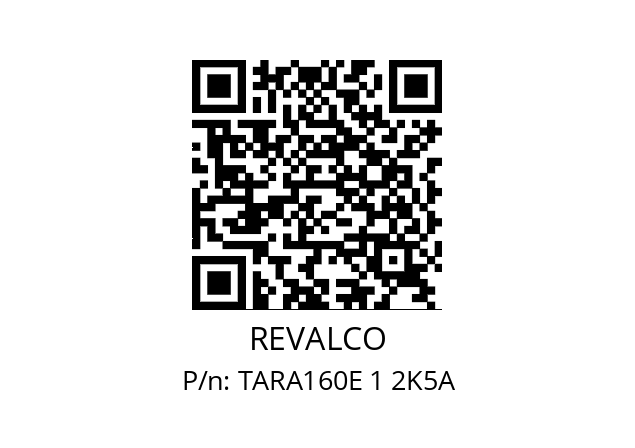   REVALCO TARA160E 1 2K5A