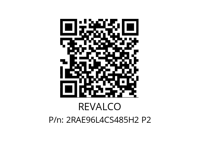   REVALCO 2RAE96L4CS485H2 P2