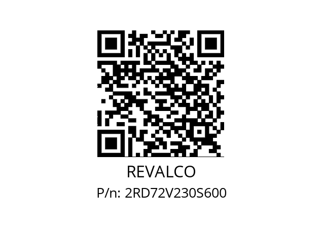   REVALCO 2RD72V230S600