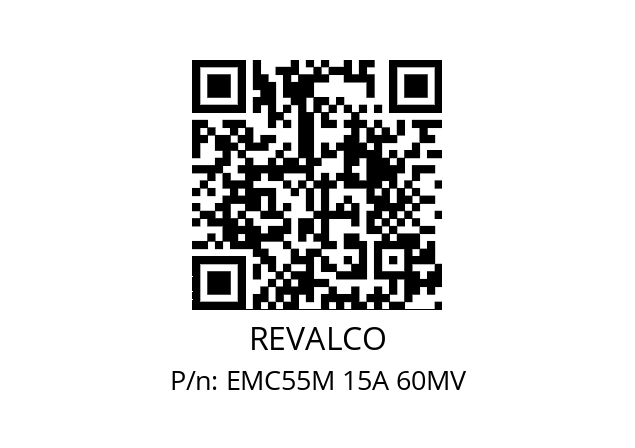   REVALCO EMC55M 15A 60MV