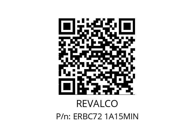   REVALCO ERBC72 1A15MIN