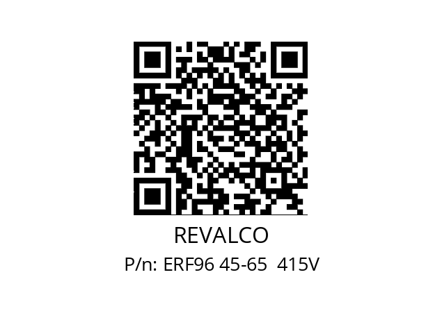   REVALCO ERF96 45-65  415V