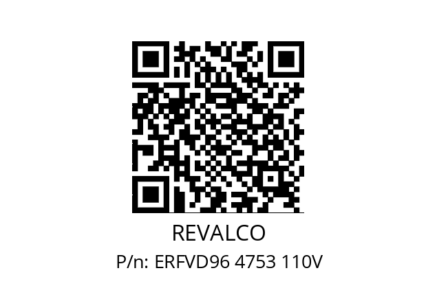   REVALCO ERFVD96 4753 110V