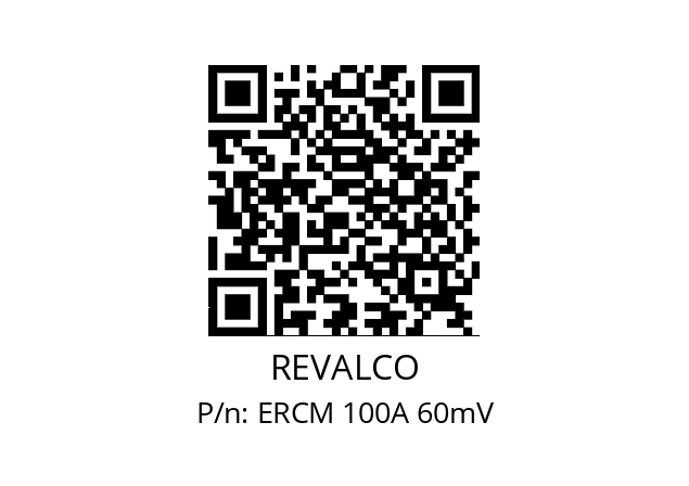   REVALCO ERCM 100A 60mV