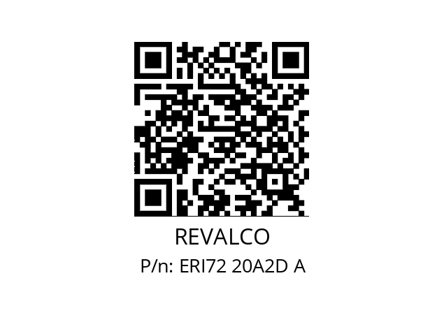   REVALCO ERI72 20A2D A