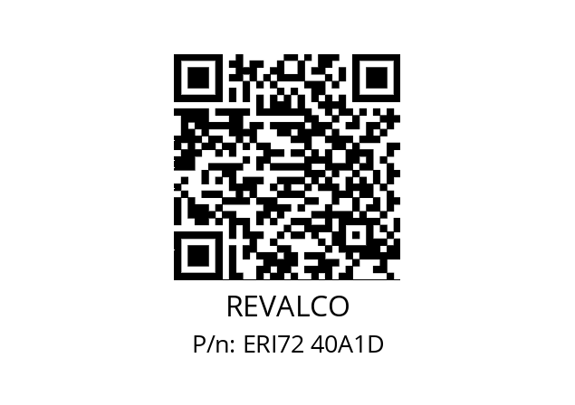   REVALCO ERI72 40A1D