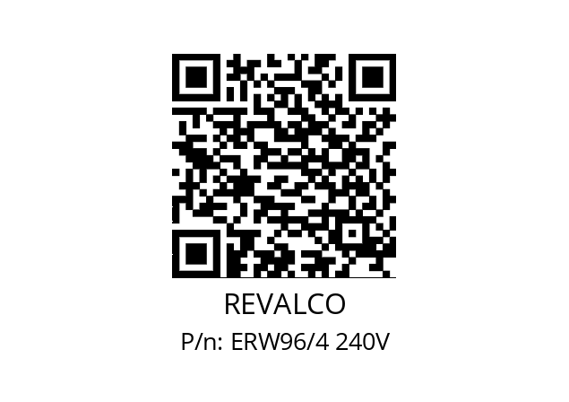   REVALCO ERW96/4 240V