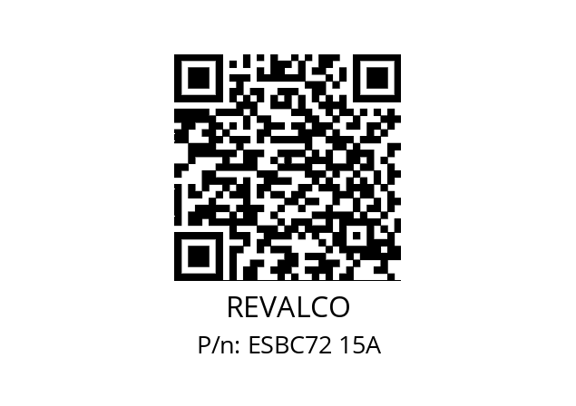   REVALCO ESBC72 15A