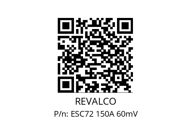   REVALCO ESC72 150A 60mV