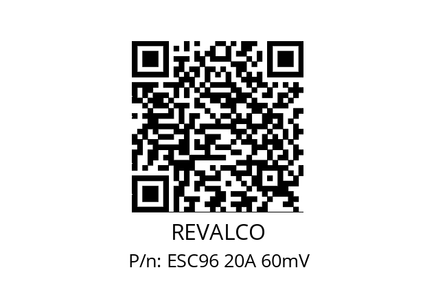   REVALCO ESC96 20A 60mV