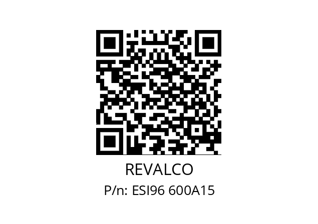   REVALCO ESI96 600A15