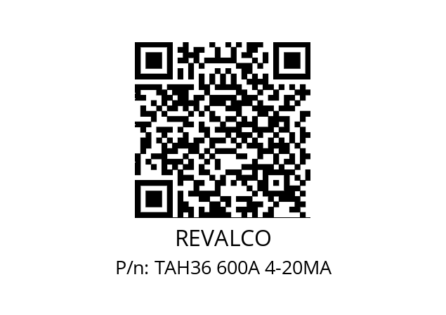   REVALCO TAH36 600A 4-20MA