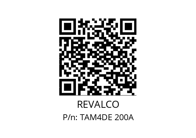   REVALCO TAM4DE 200A