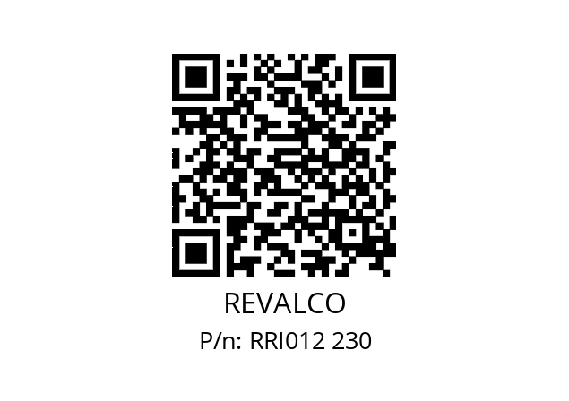   REVALCO RRI012 230