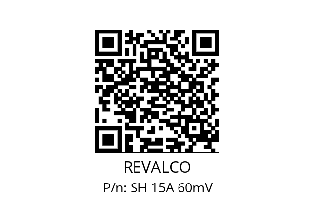   REVALCO SH 15A 60mV