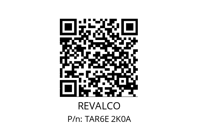   REVALCO TAR6E 2K0A