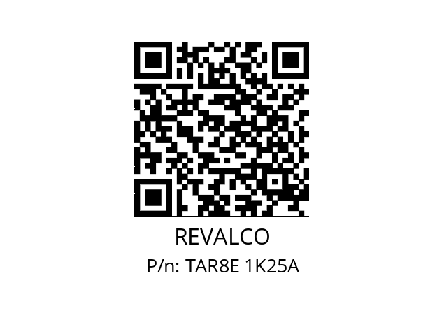   REVALCO TAR8E 1K25A