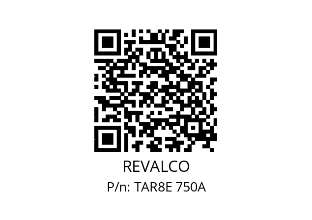   REVALCO TAR8E 750A