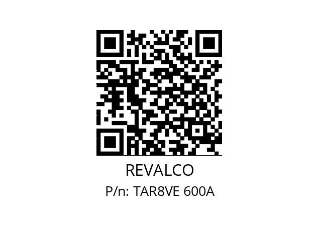   REVALCO TAR8VE 600A