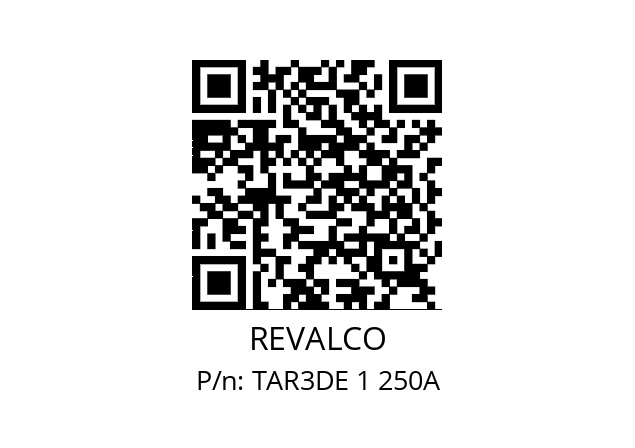   REVALCO TAR3DE 1 250A