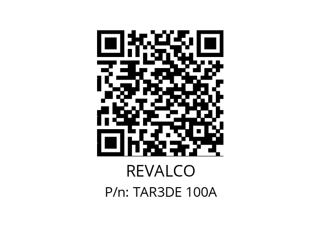   REVALCO TAR3DE 100A