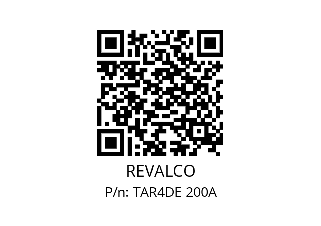   REVALCO TAR4DE 200A