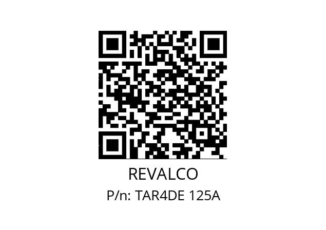   REVALCO TAR4DE 125A